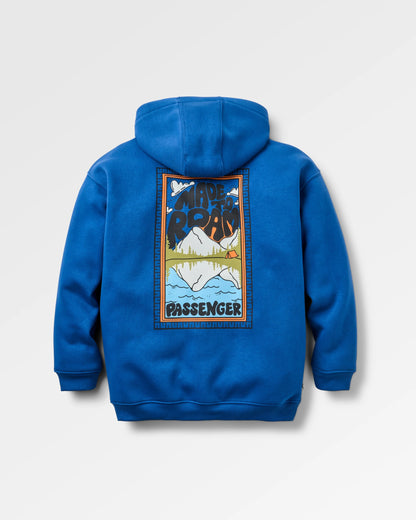 Reflect Full Zip Hoodie - Blue Navy - Flatlay