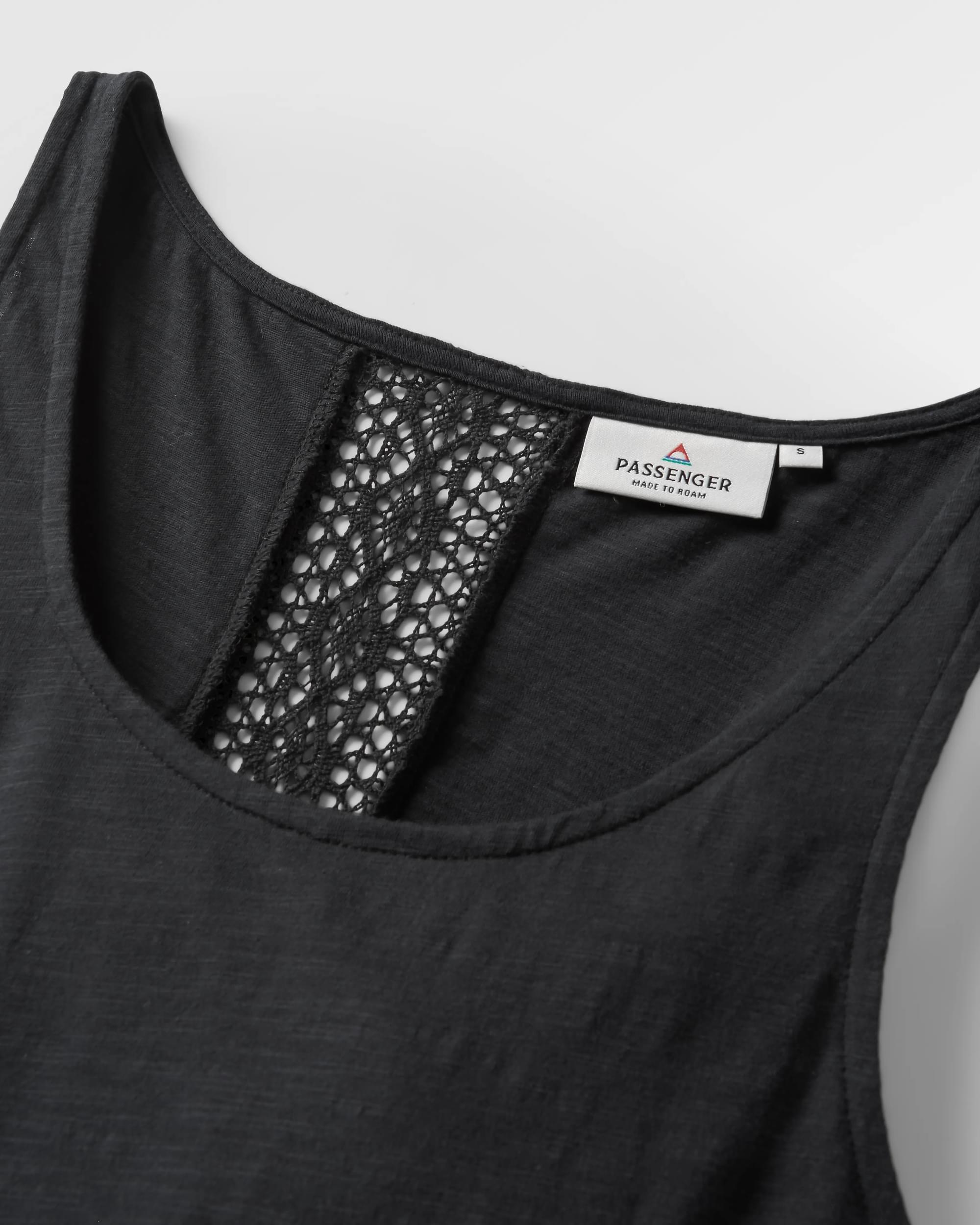 Eva Recycled Cotton Jumpsuit - Black - Flatlay