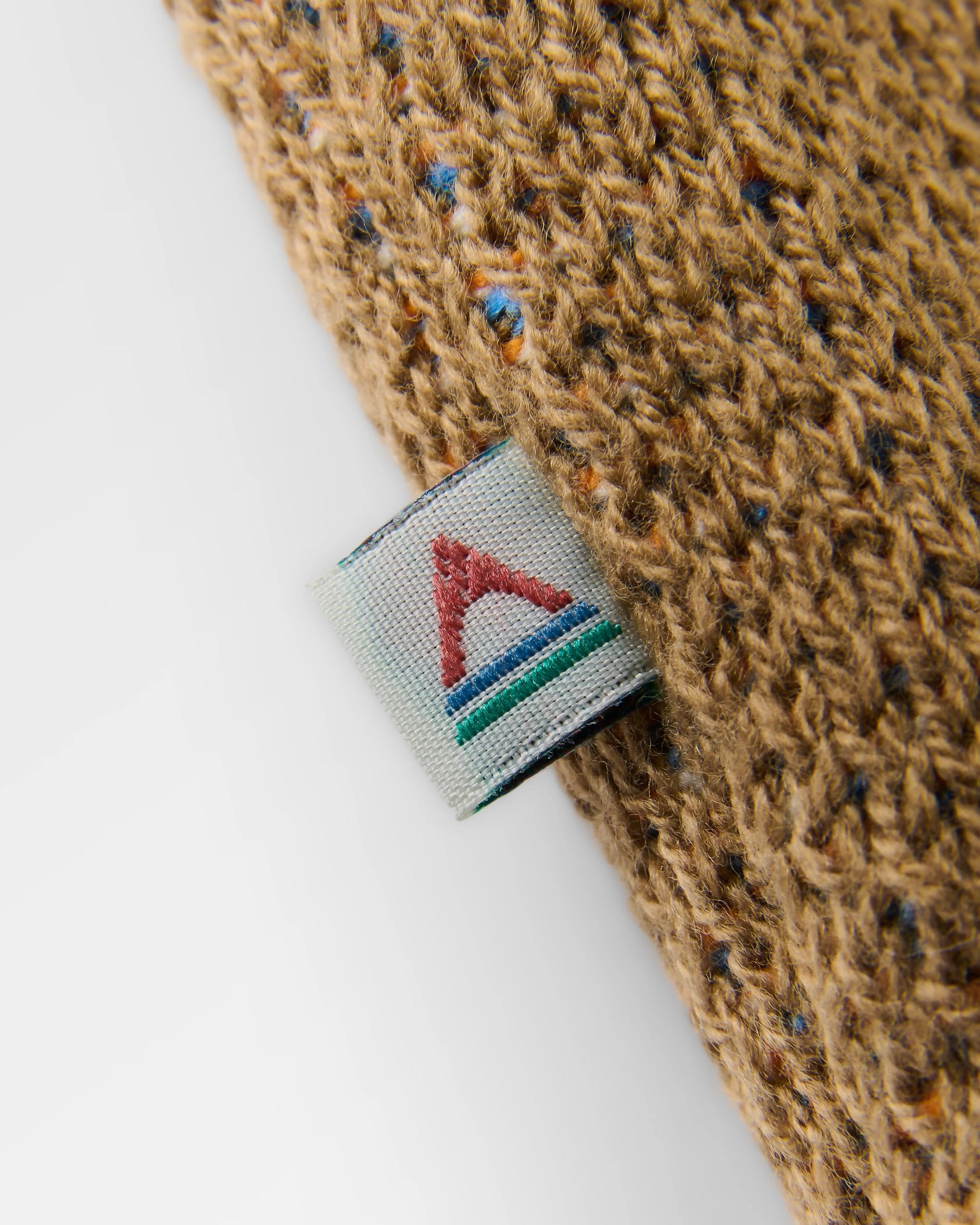 Dawner Knitted Cardigan - Caramel Brown - Flatlay