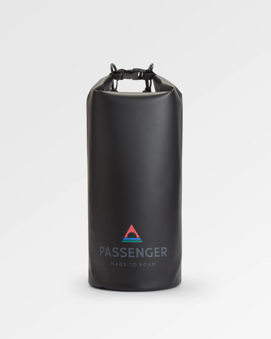 Tide 10L Recycled Dry Bag - Black - Flatlay