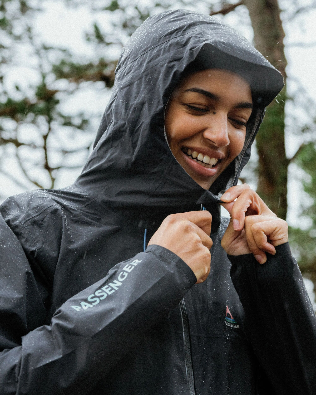 Trailscape Light Women's Waterproof Jacket - Black - Lifestyle