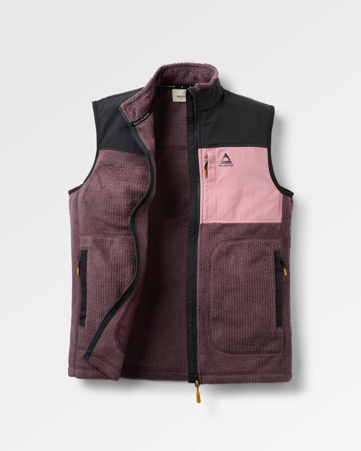Venturescape Women's Fleece Vest - Brambleberry - Flatlay