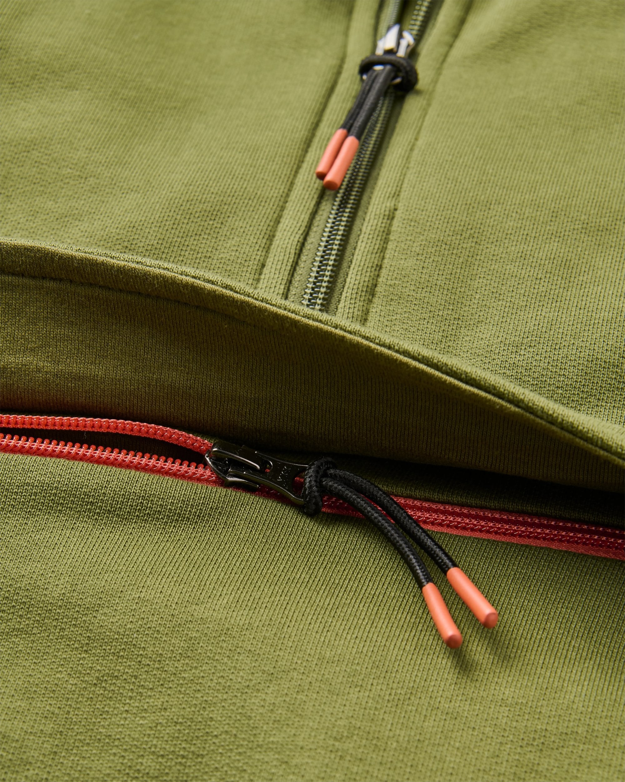 Wildedge Recycled Cotton Sweatshirt - Khaki - Flatlay