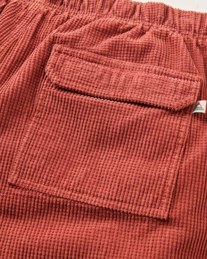 Apex Grid Cord Short - Redwood - Flatlay