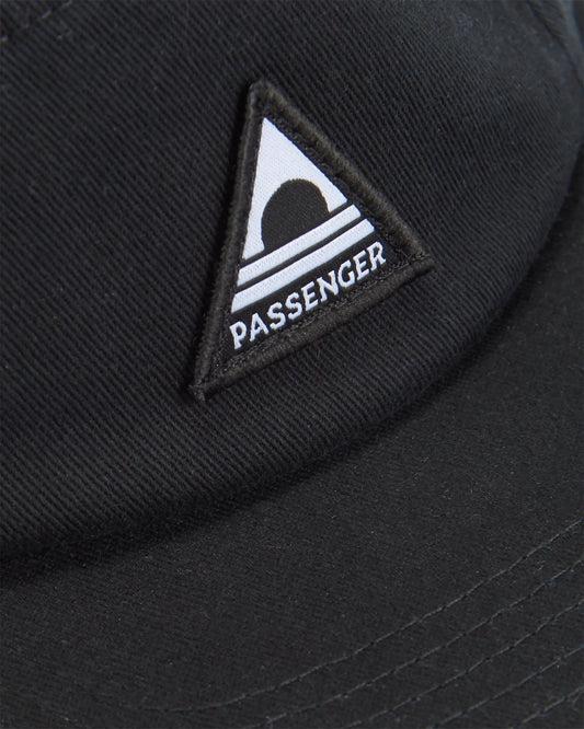 Fixie Recycled 5 Panel Cap - Faded Black - Flatlay