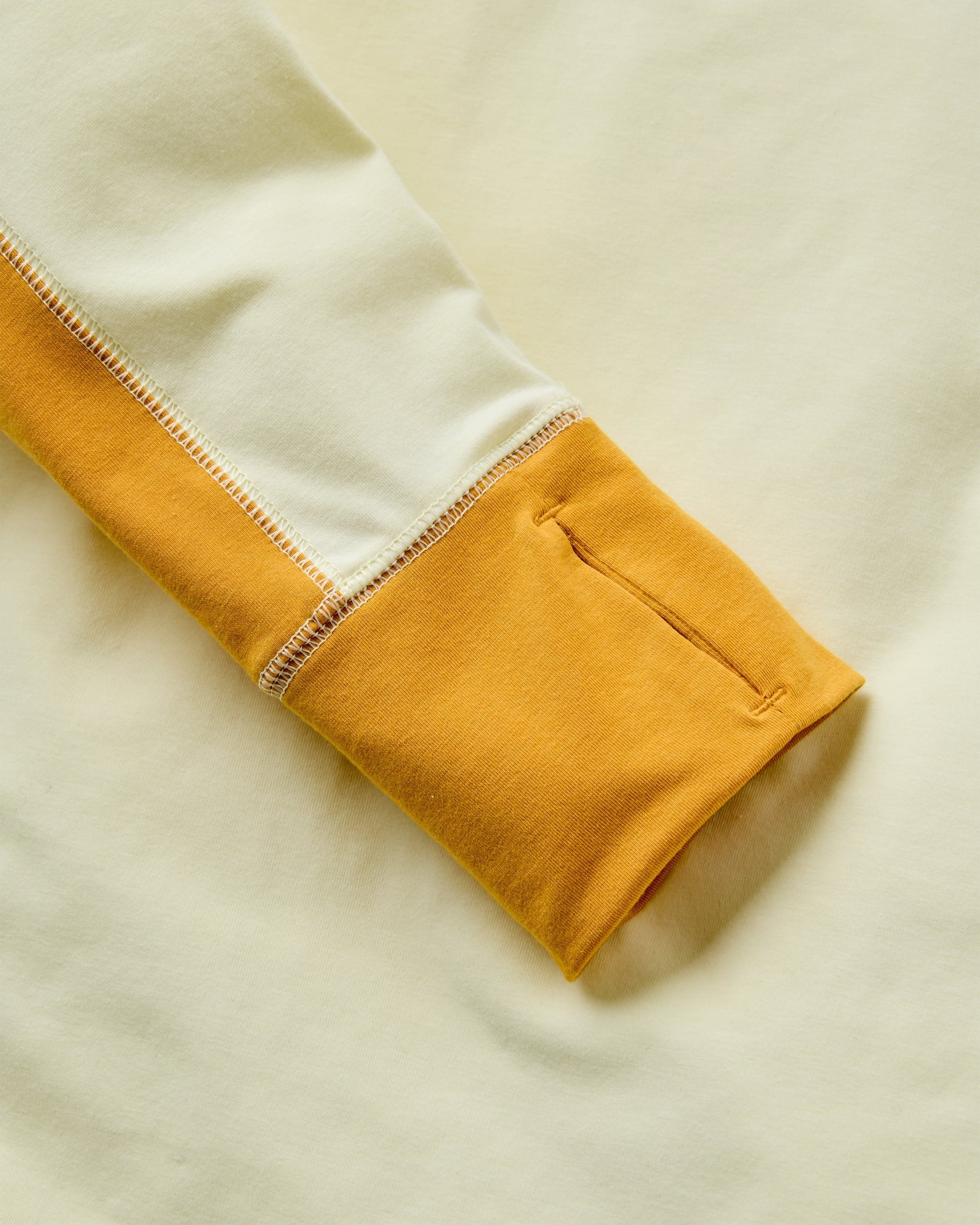 Chase The Light Drirelease® Active LS T-Shirt - Pale Yellow - Flatlay