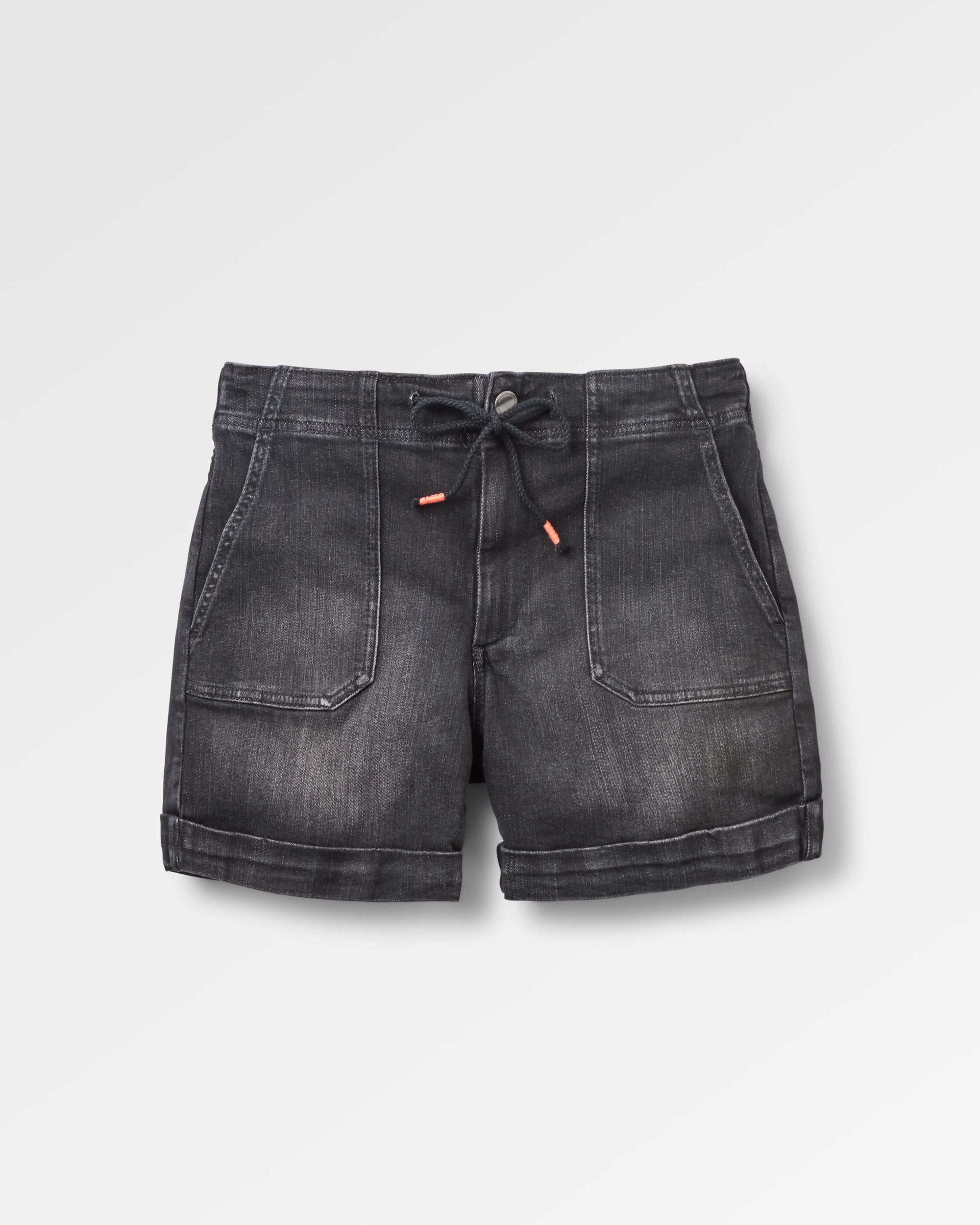 Carriso Short - Washed Black Denim