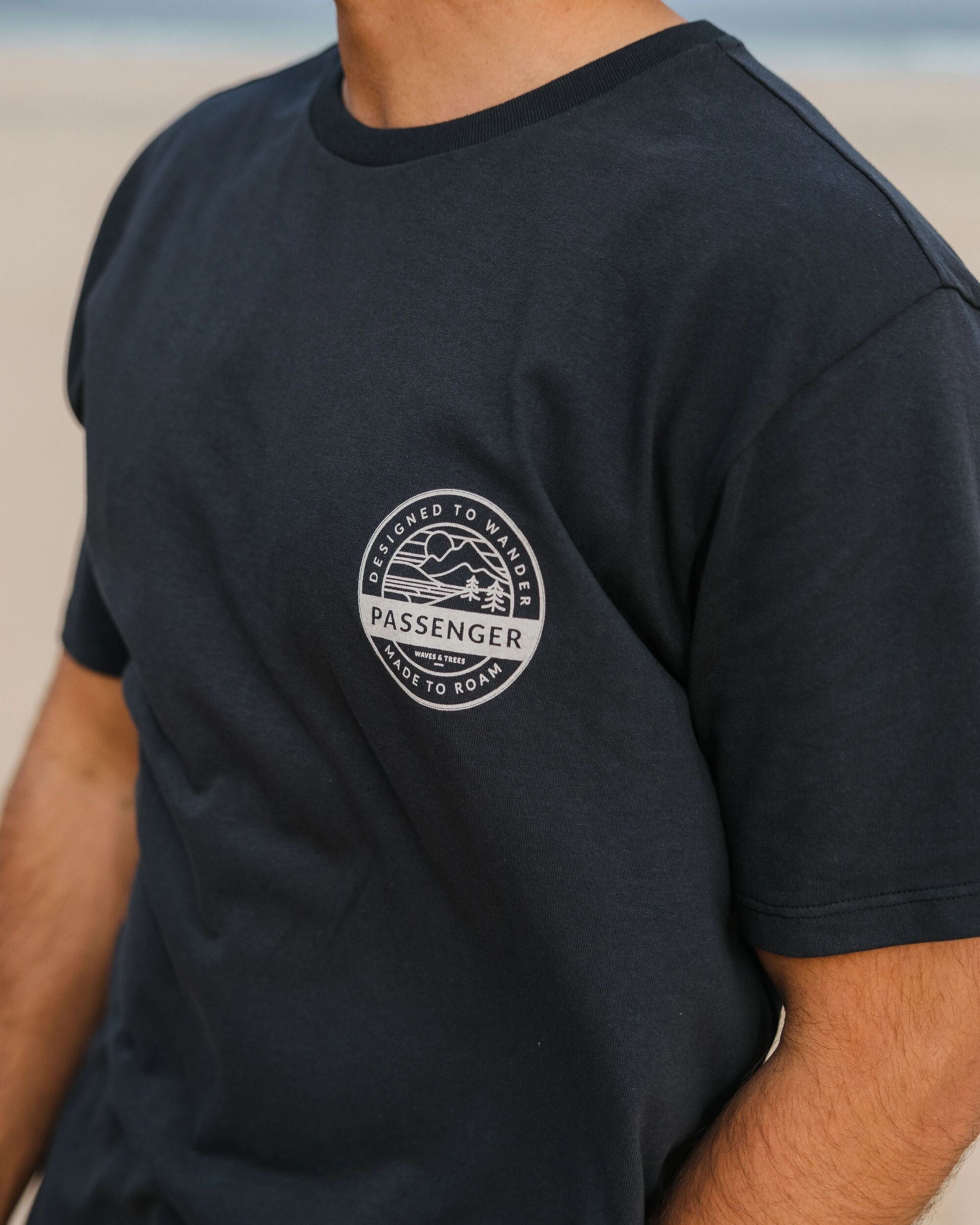 Odyssey Recycled Cotton T-Shirt - Black - Lifestyle