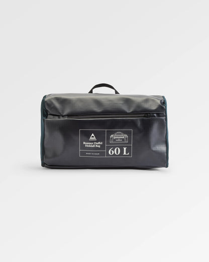 Roamer Recycled 60L Duffel Bag - Phantom Black - Flatlay