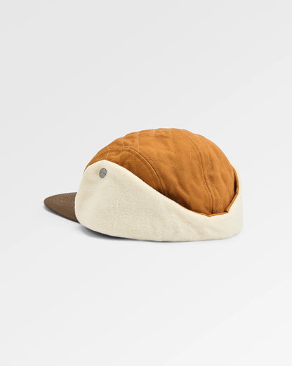 Nightfall Recycled Polar Fleece Lined Hat - Retro Orange - Flatlay