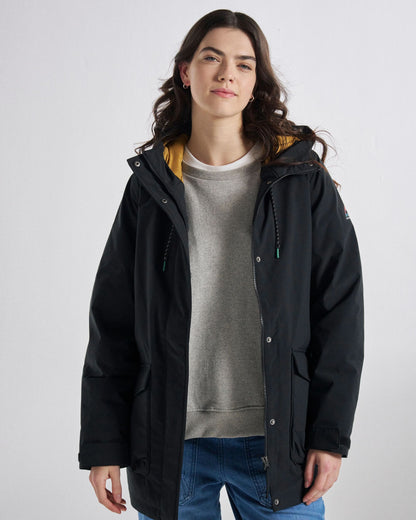 Alaska Recycled Insulated Parka - Black - Studio Model