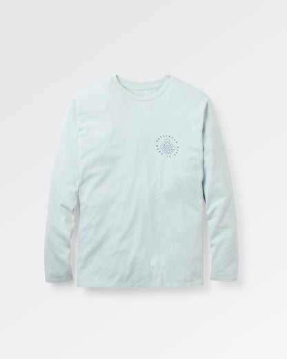 Escapism LS T-Shirt - Grey Blue - Flatlay