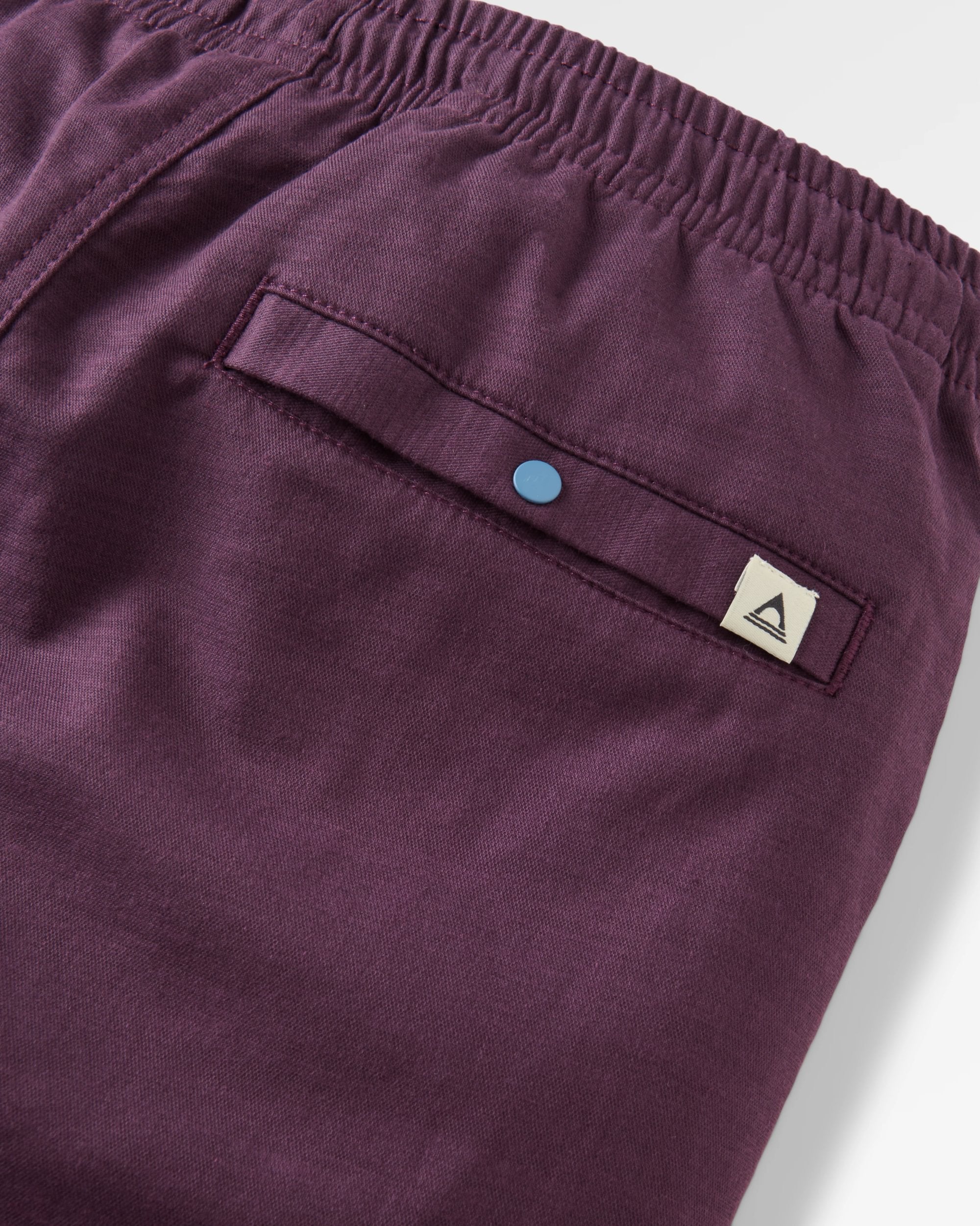 Hydrilla Trouser - Deep Plum - Flatlay