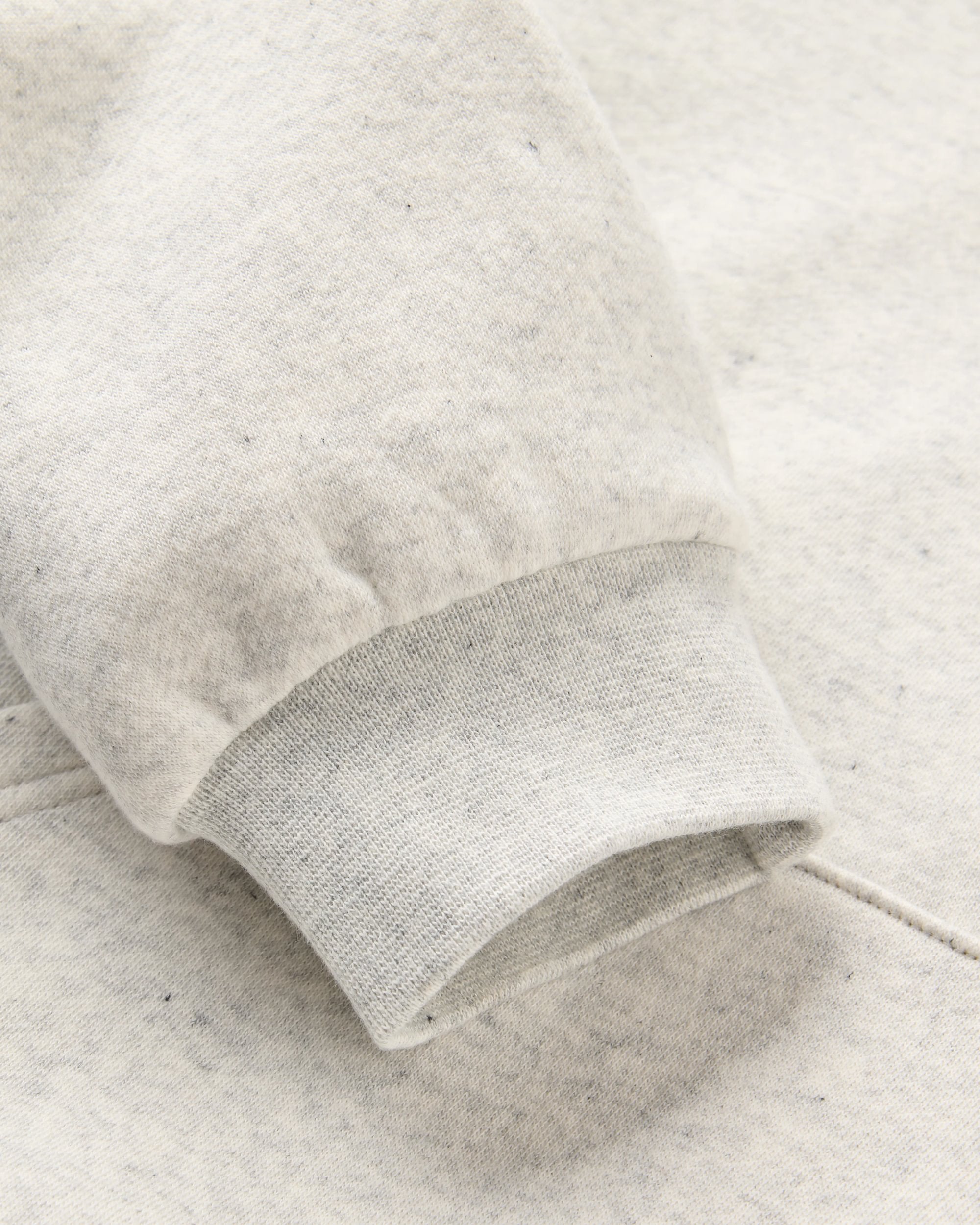 Legacy Hoodie - Light Grey Marl - Flatlay
