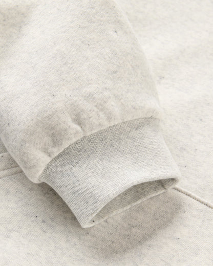 Legacy Hoodie - Light Grey Marl - Flatlay