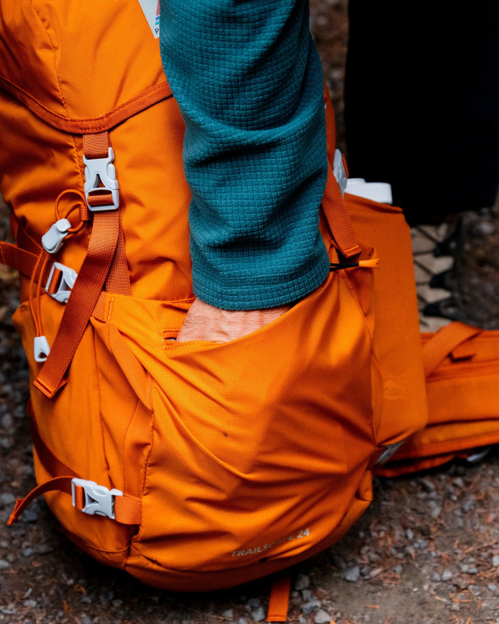Trailscape Recycled 24L Backpack - Sunrise Orange - Lifestyle