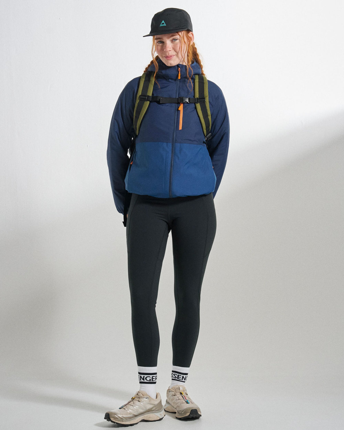 Shasta Lightweight Thermore® Insulated Jacket - Rich Navy/Dark Denim - Studio Model