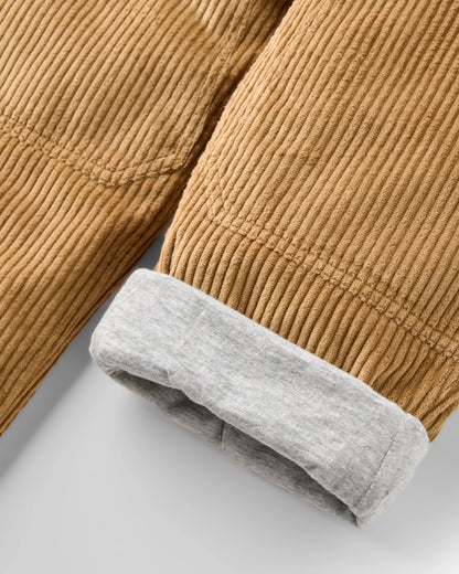 Bracken Lined Trouser - Caramel - Flatlay