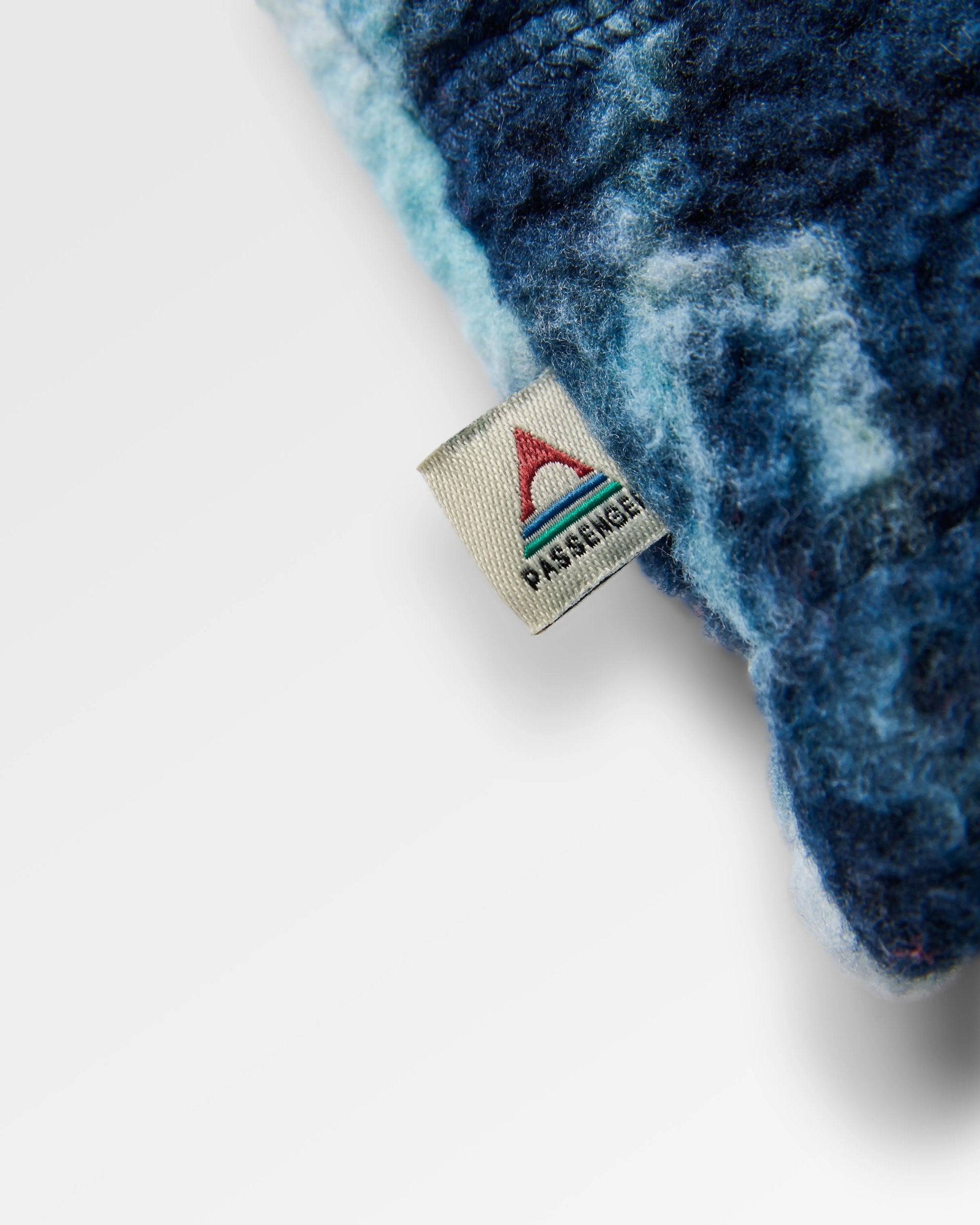 Fairbanks Full Zip Recycled Sherpa Gilet - Frost Rich Navy - Flatlay