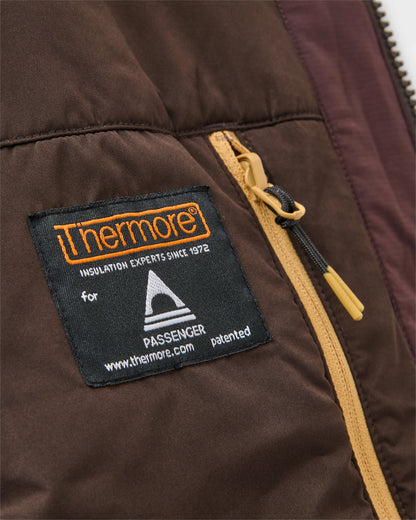 Men's Trailscape Lightweight Insulated Jacket - Espresso - Flatlay