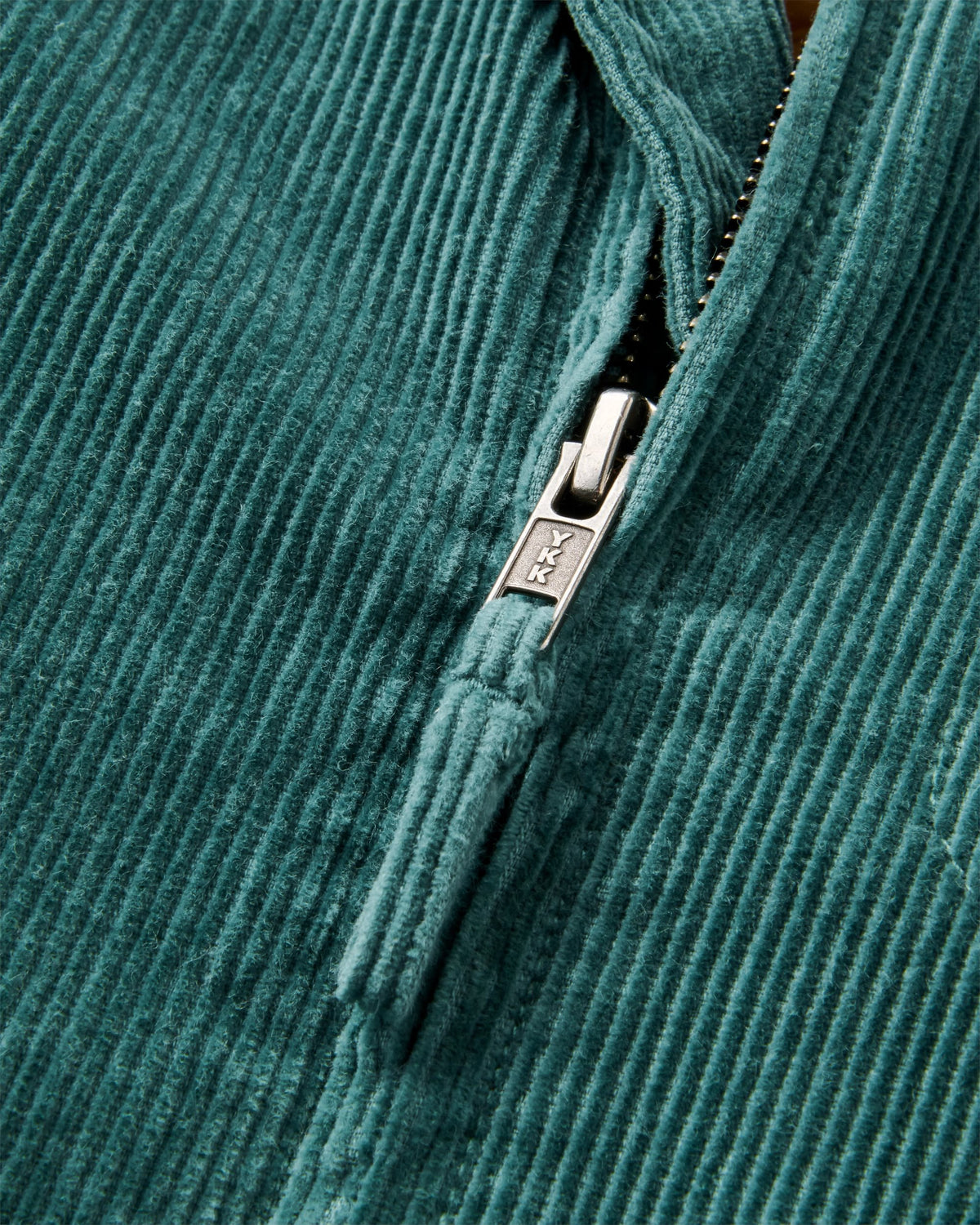 Taylor Organic Cord Jacket - Deep Ocean - Flatlay