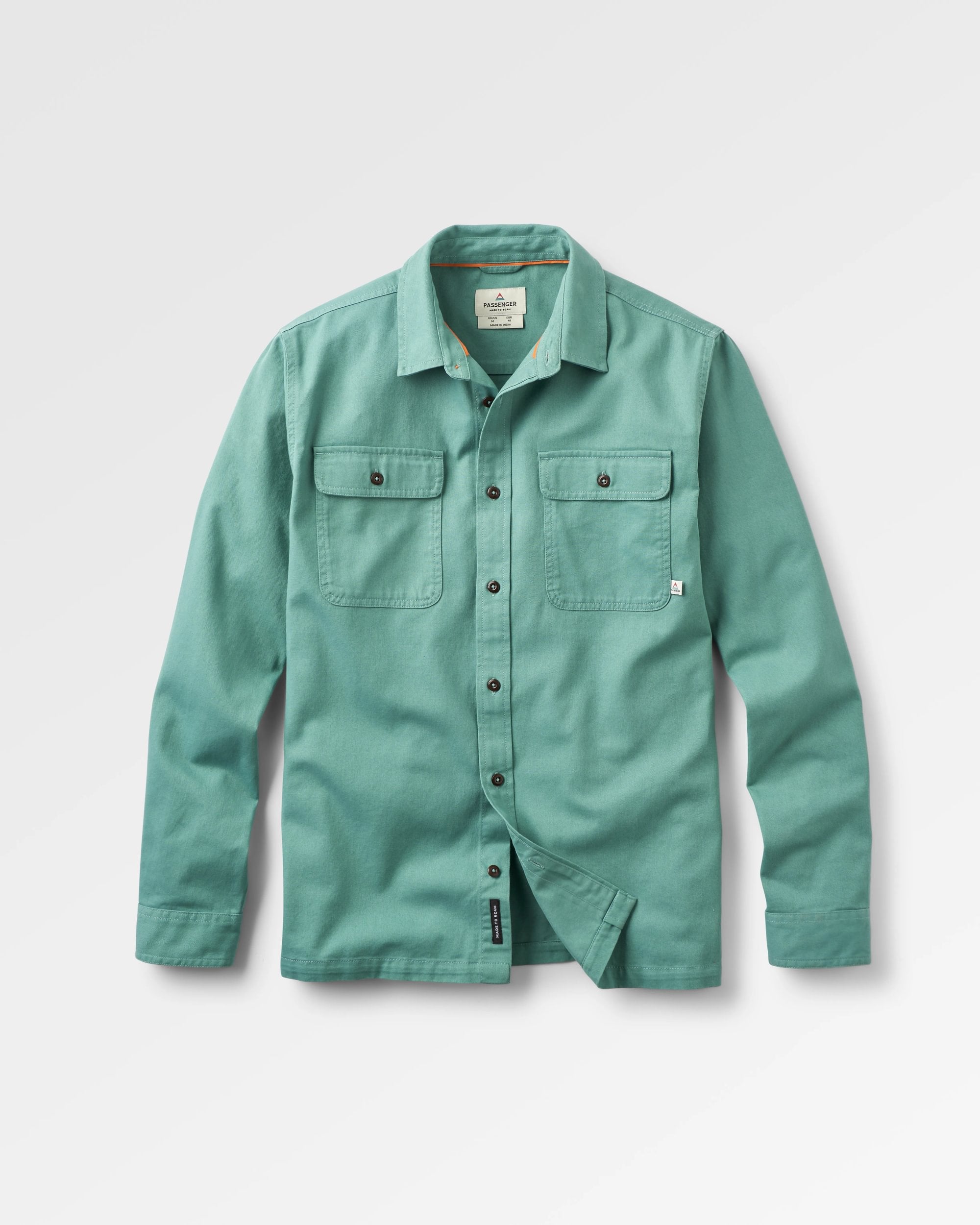 Vision Organic Cotton Shirt - Arctic - Flatlay