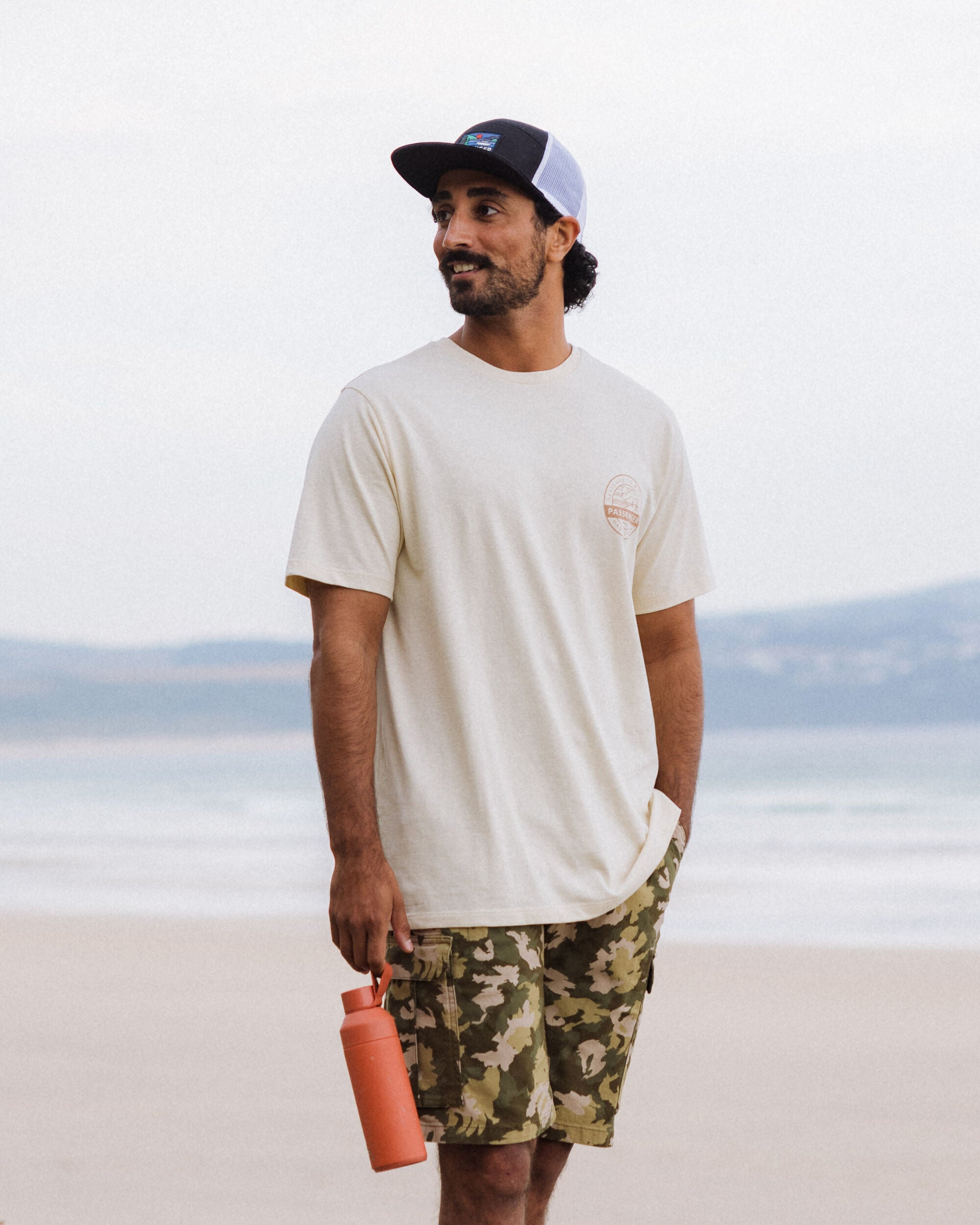 Odyssey Organic Cotton T-Shirt - Birch - Lifestyle
