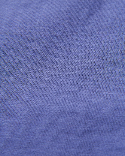 Tall Pines Men's Recycled Cotton T-shirt - Purple Indigo - Flatlay
