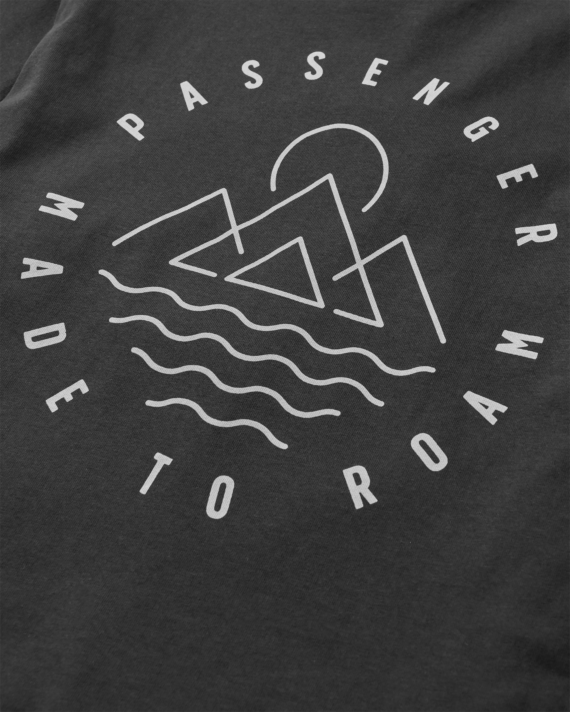 Remote Recycled Cotton T-Shirt - Black - Flatlay