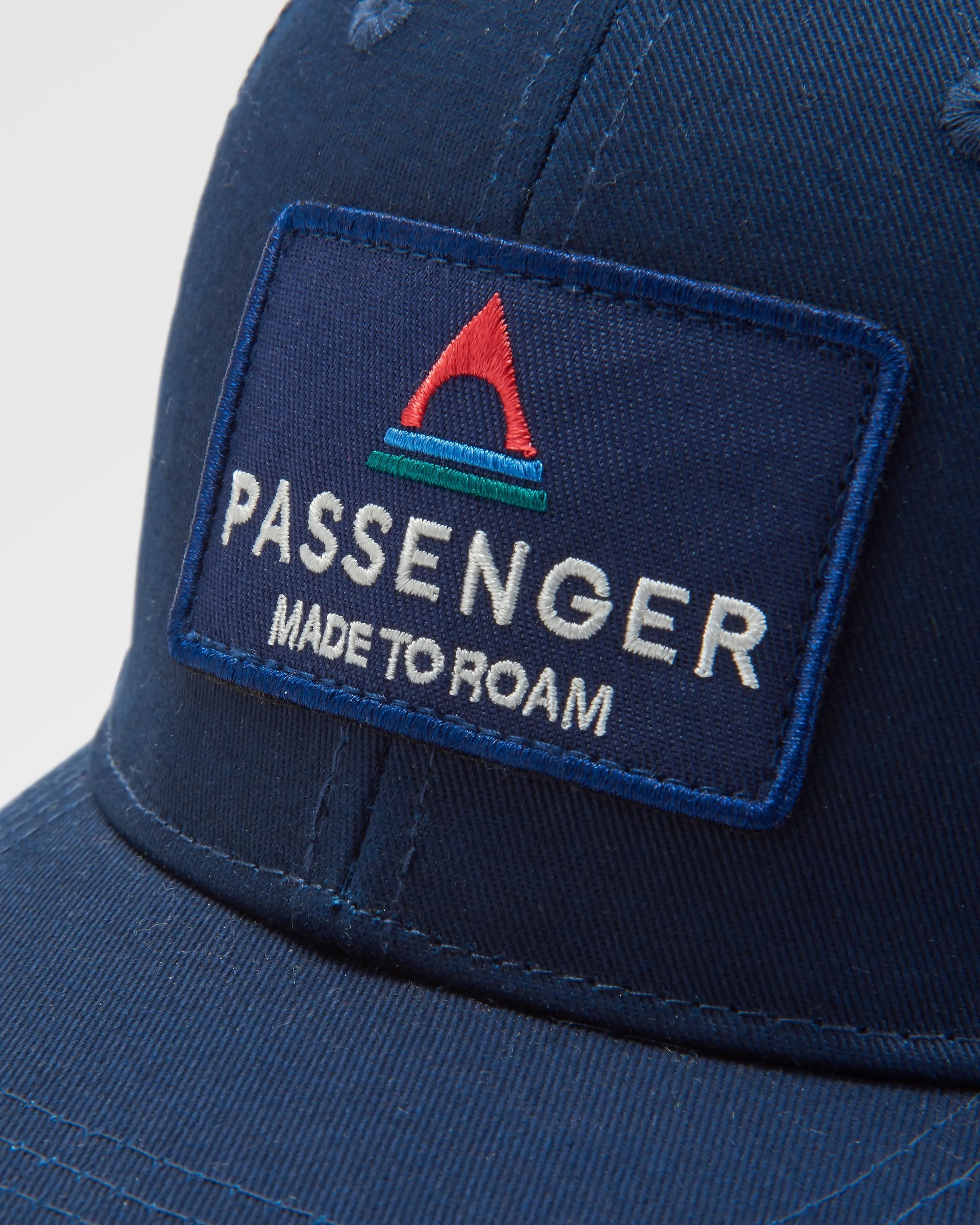 Core Organic Cotton Trucker Cap - Rich Navy - Flatlay