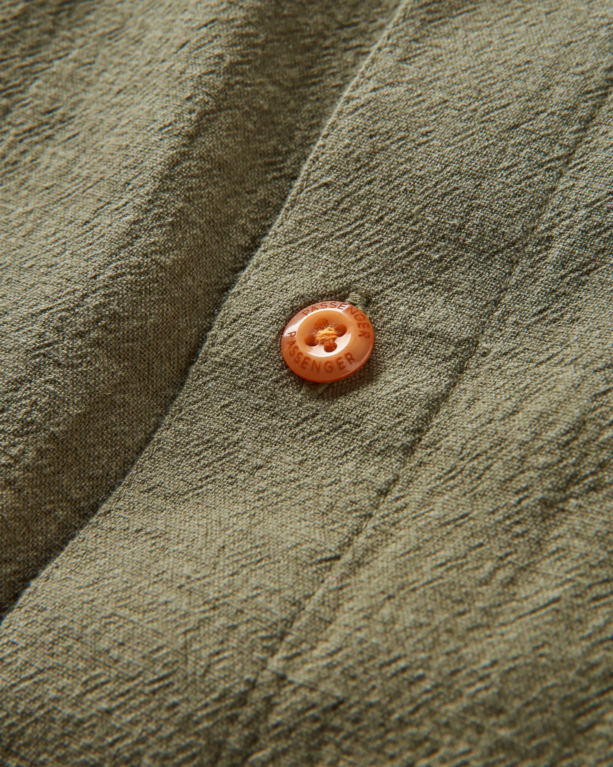 Arica Textured Shirt - Khaki - Flatlay