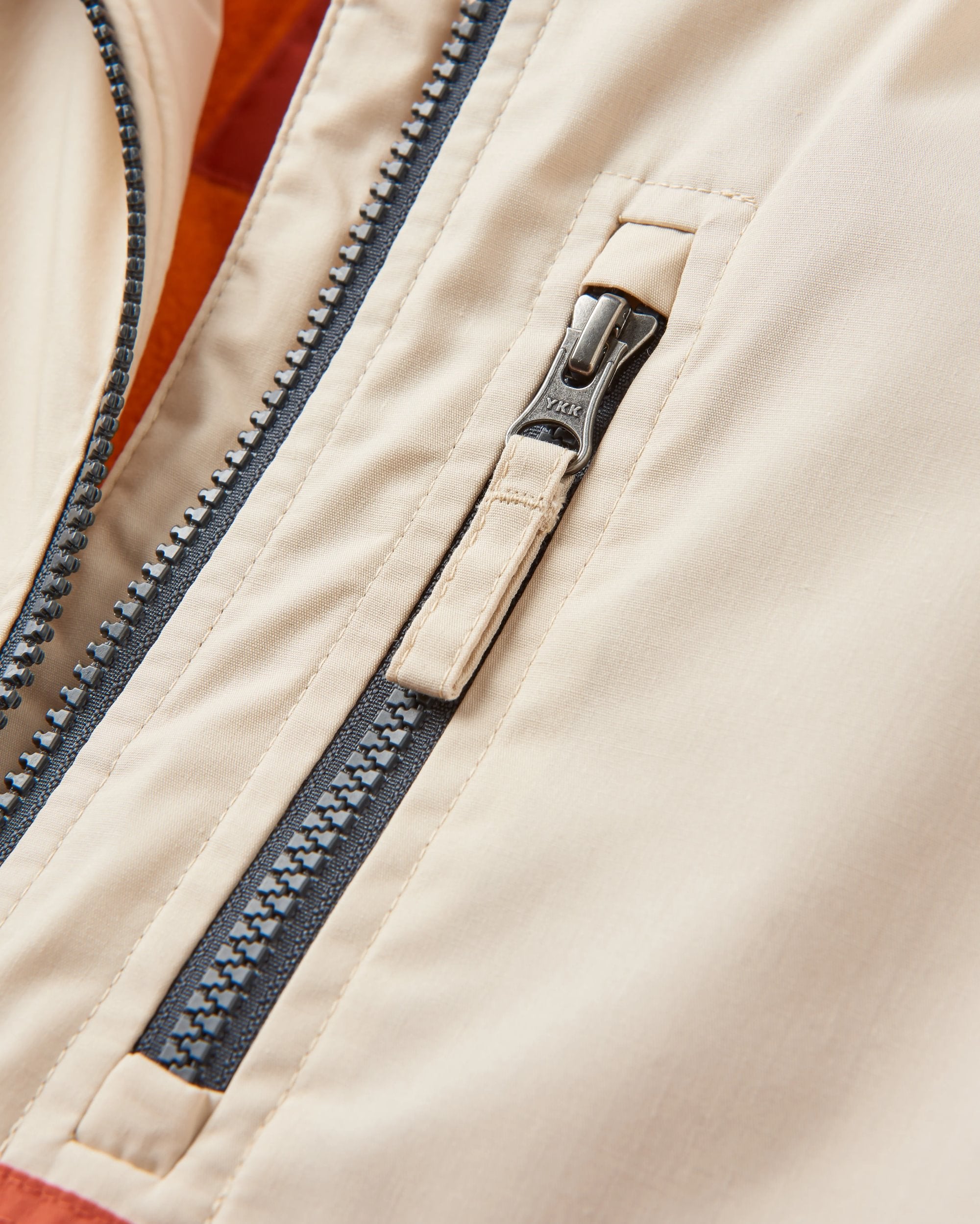 Finn Recycled Polar Fleece Lined Jacket - Baked Clay - Flatlay