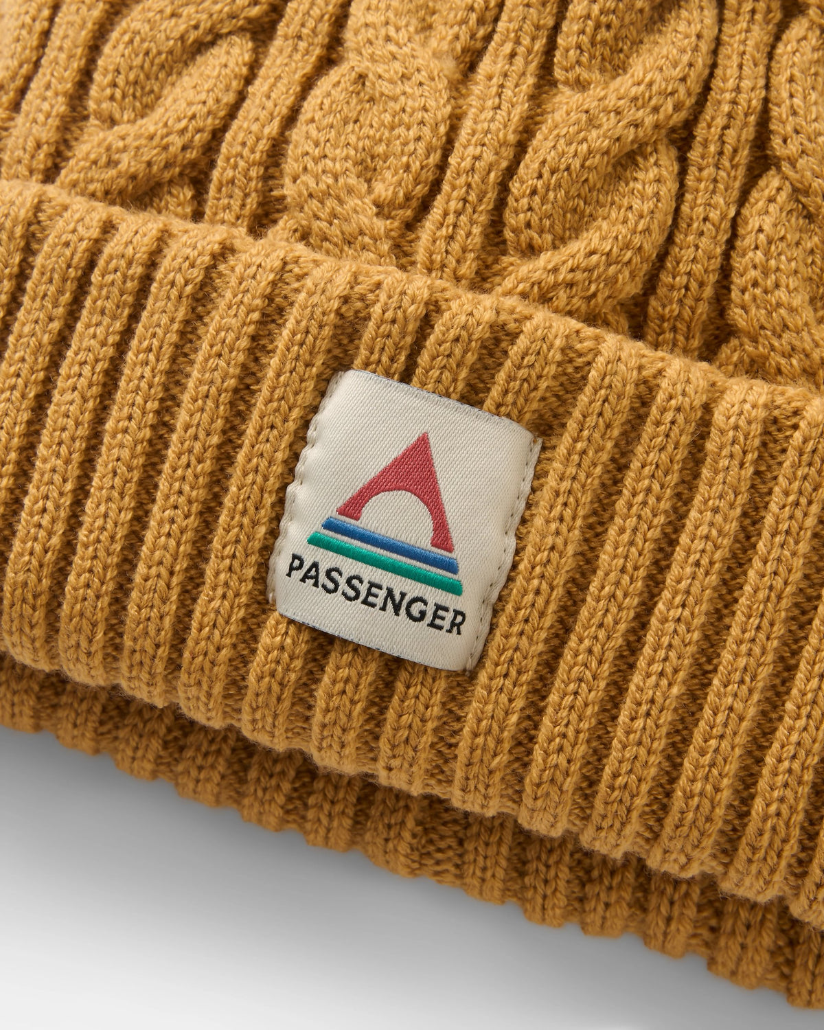 Fireside bobble hat - Dusty Ochre - Flatlay