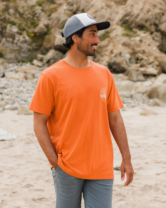 Odyssey Recycled Cotton T-Shirt - Burnt Orange