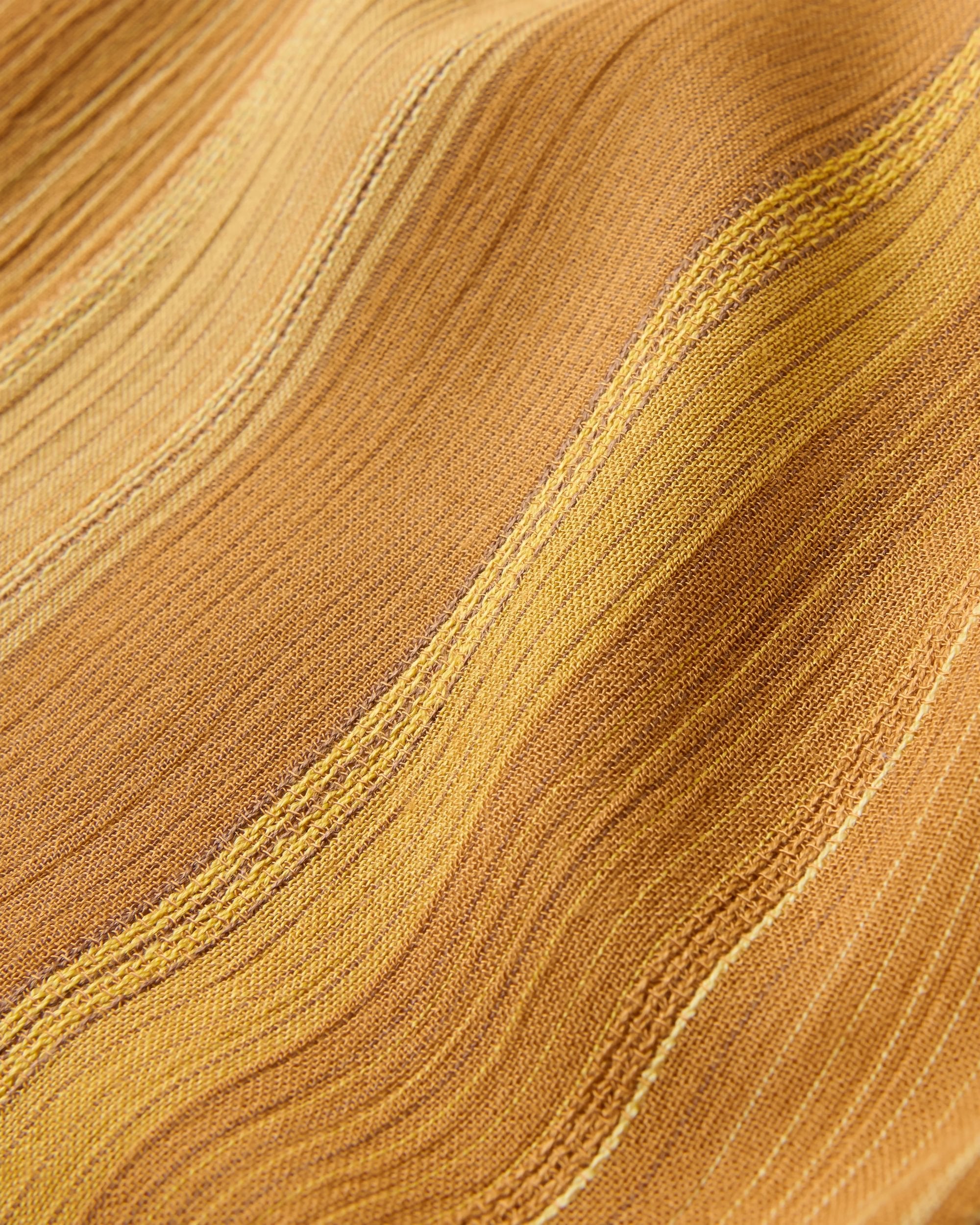 Zephyr Woven Maxi Skirt - Spruce Yellow Stripe - Flatlay