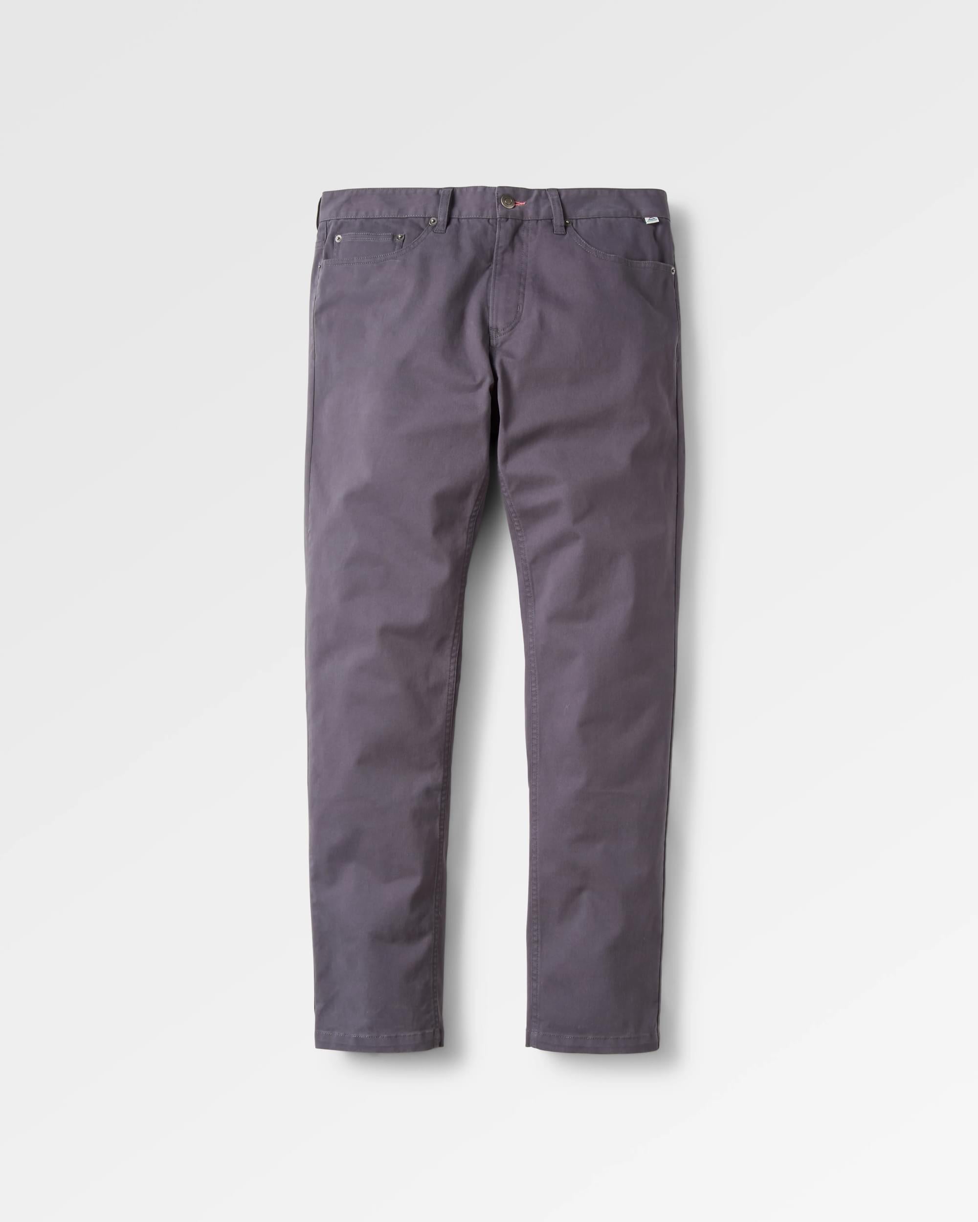365 5 Pocket Trouser - Charcoal - Flatlay