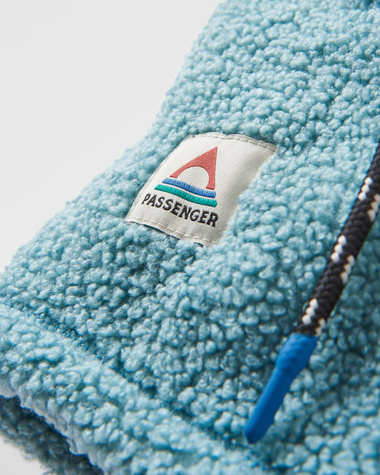Snowdrift Recycled Fleece Hood - Arctic - Flatlay