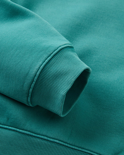 Downtime Heavyweight Sweatshirt - Pacific Green - Flatlay