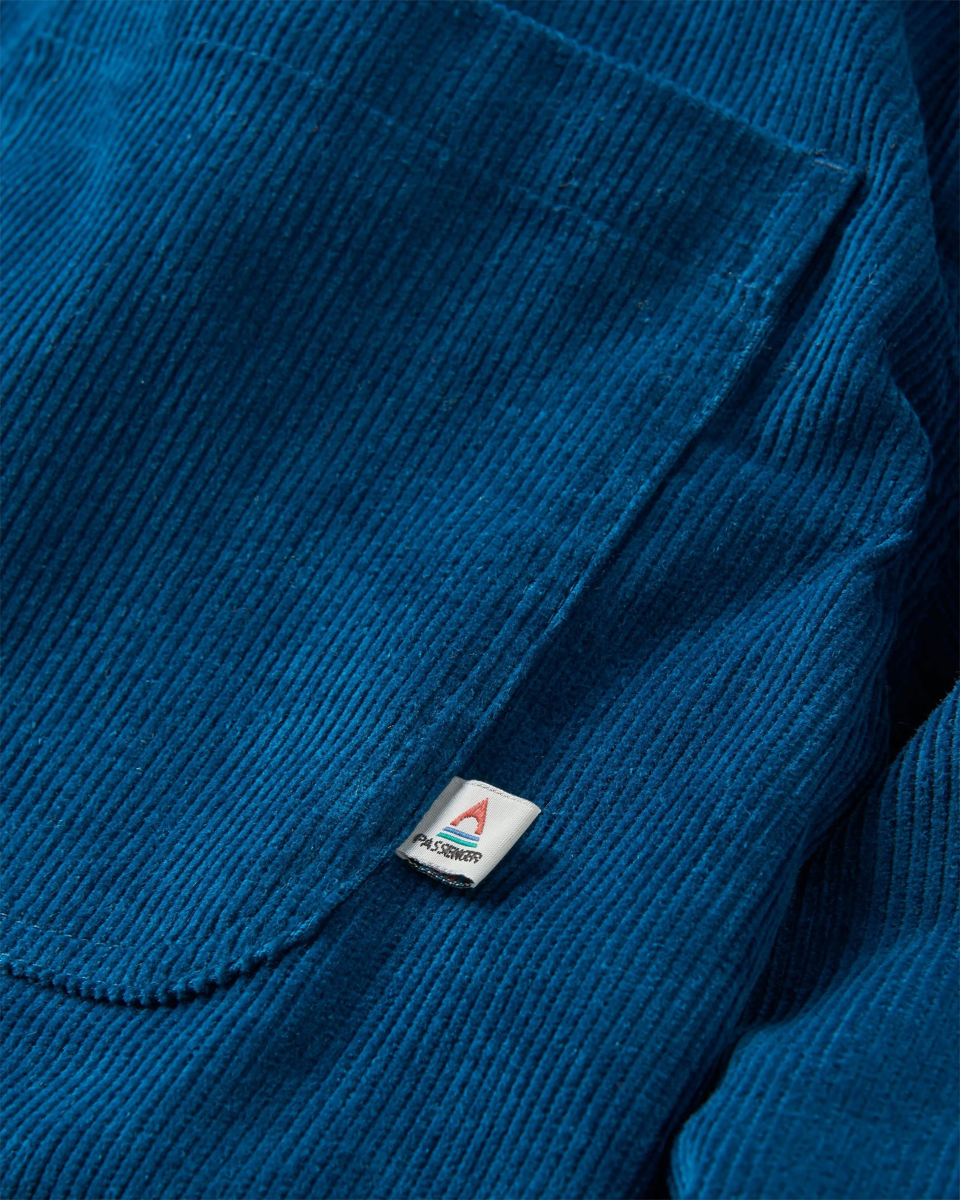 Kodiak 2.0 Sherpa Lined Cord Overshirt - Tidal Blue