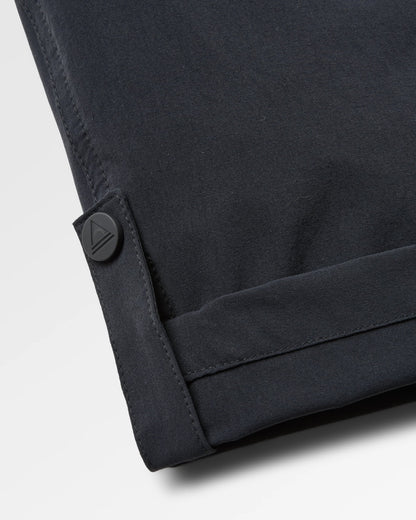 365 Trail Roll Up Trouser - Black - Flatlay
