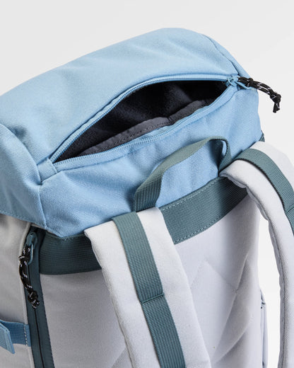 Vantage 24L Backpack - Faded Denim/ Grey Blue - Flatlay