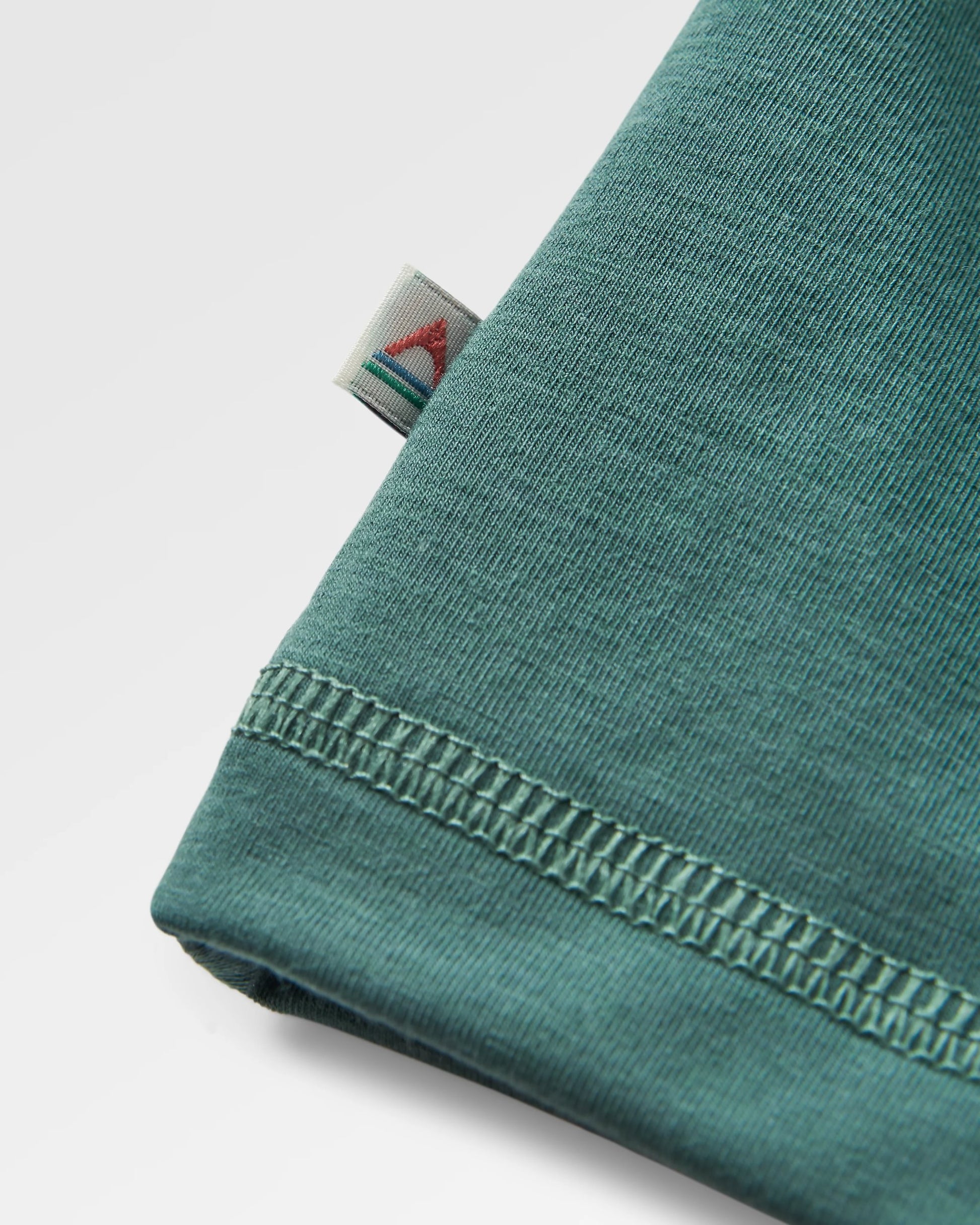 Sedona Recycled Active T-Shirt - Deep Ocean - Flatlay
