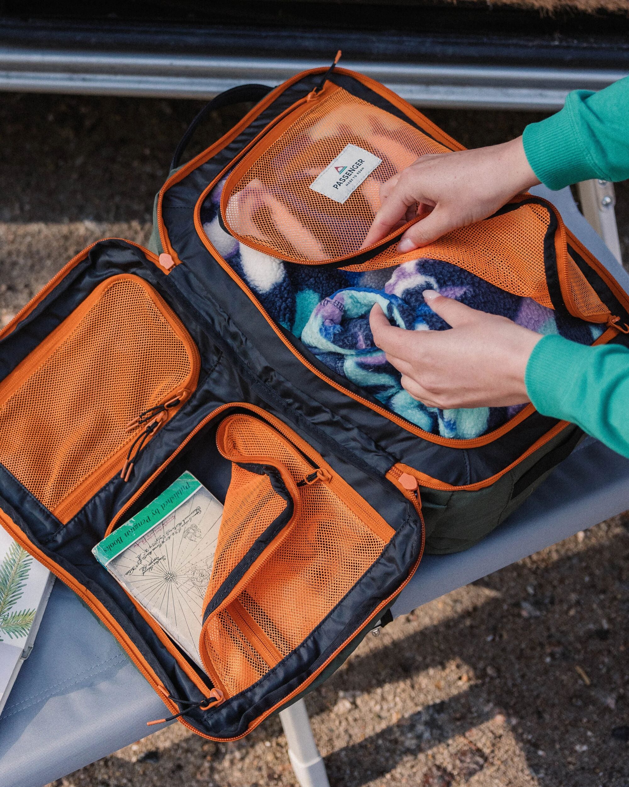 Stratos Duffel Backpack - Khaki - Lifestyle