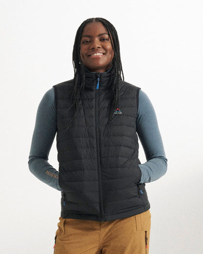 Northstar Down Recycled Gilet - Black - Studio Model