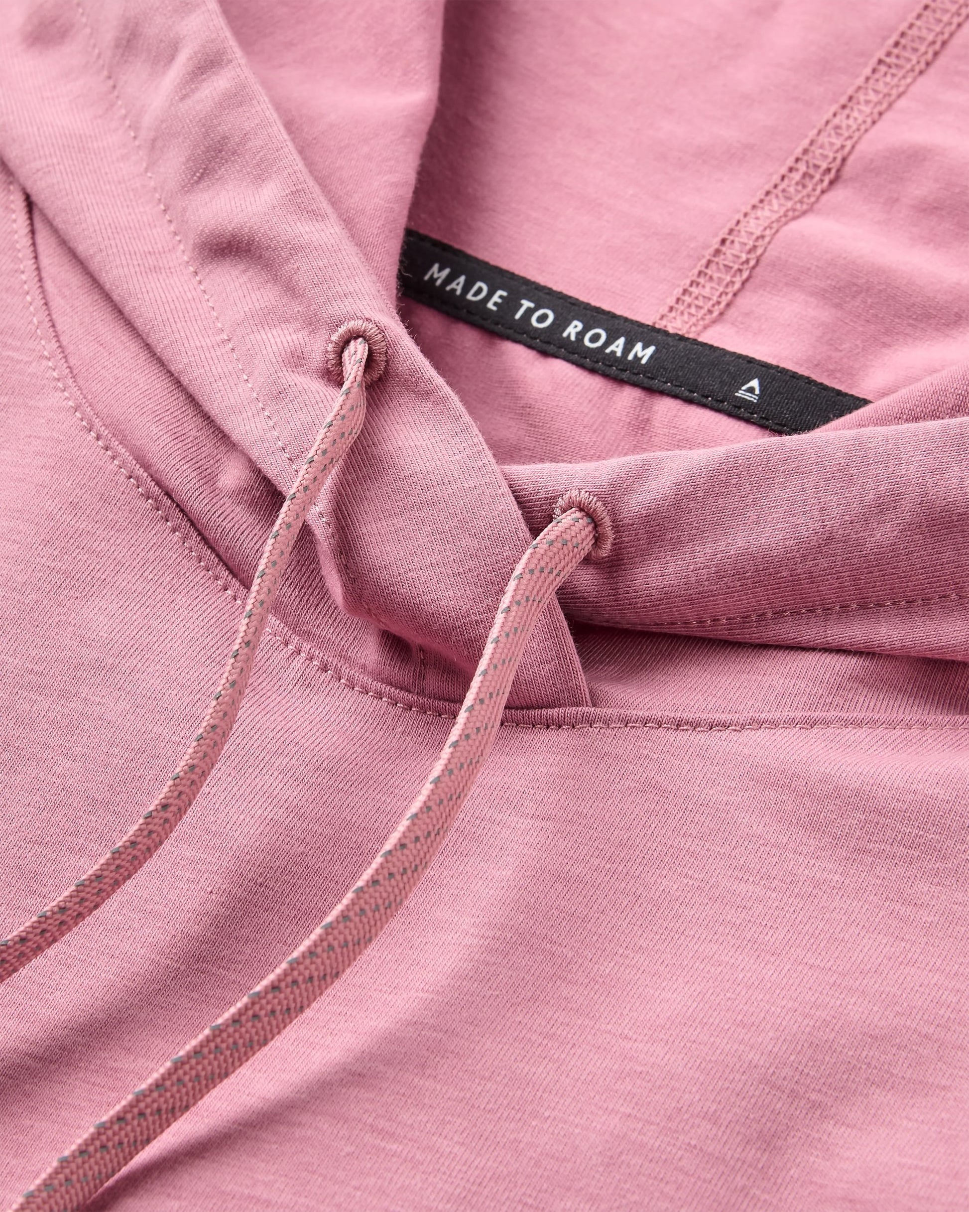 Roamscreen UPF50 Women's Hoodie - Pink Haze - Flatlay