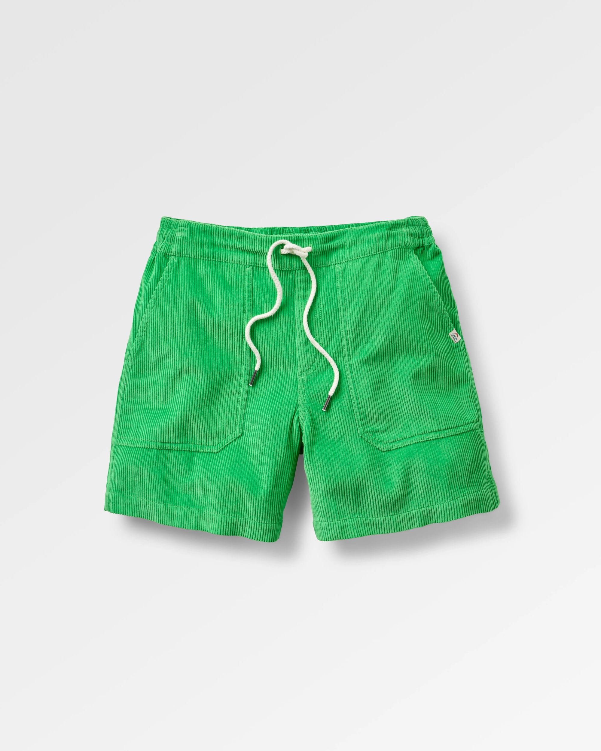 Avian Organic Cord Short 2.0 - True Green - Flatlay