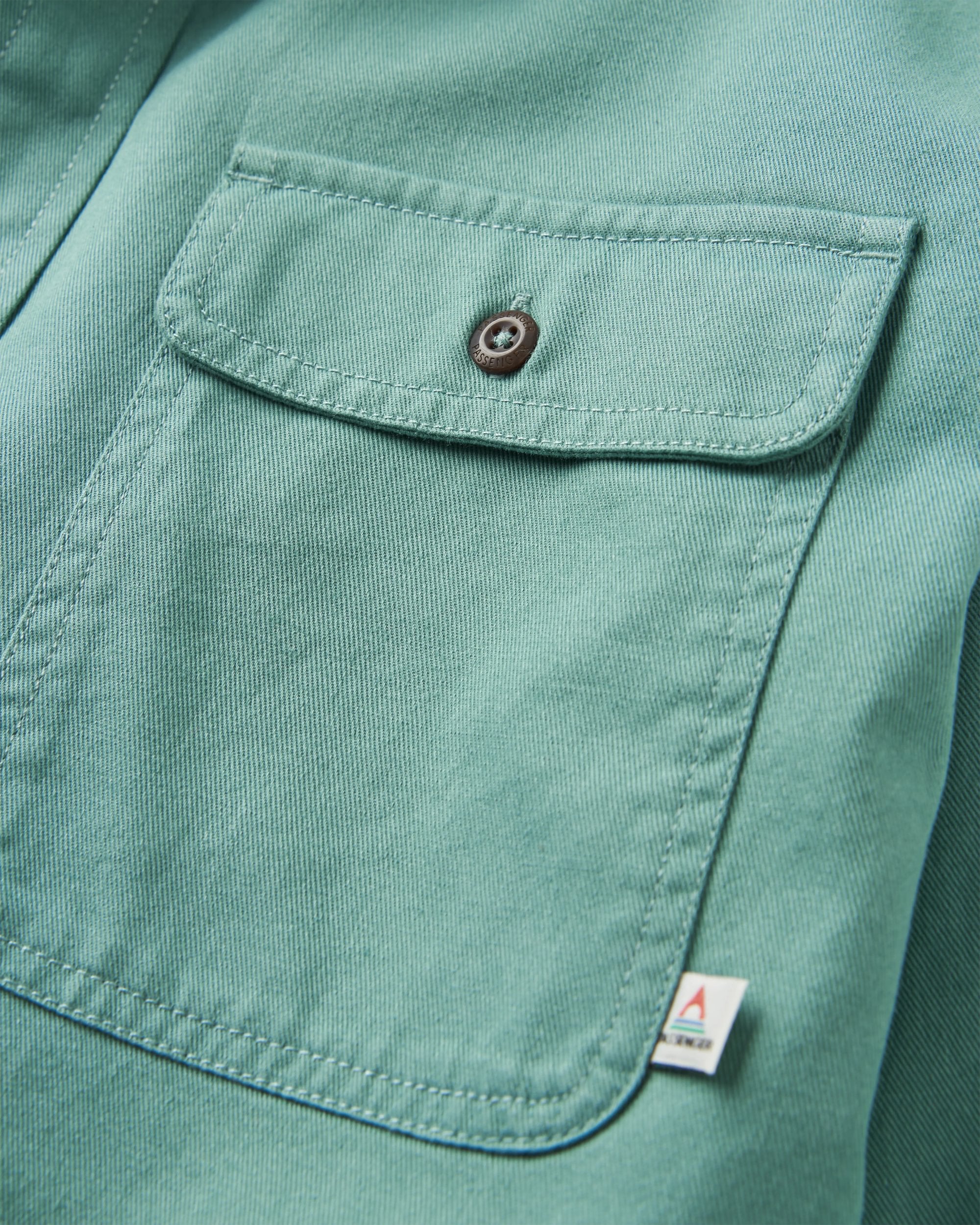 Vision Organic Cotton Shirt - Arctic - Flatlay