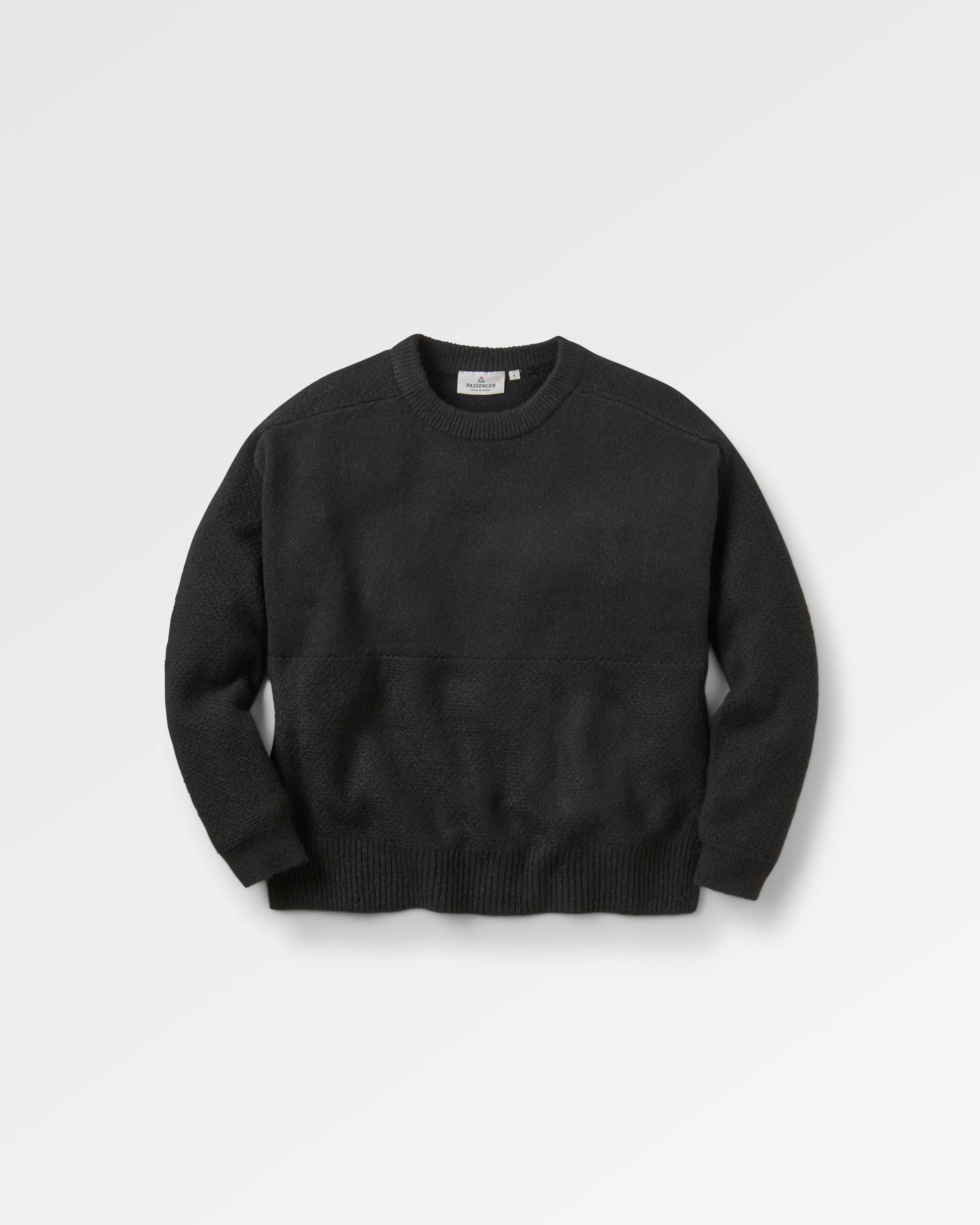 Cove Recycled Knitted Jumper - Black