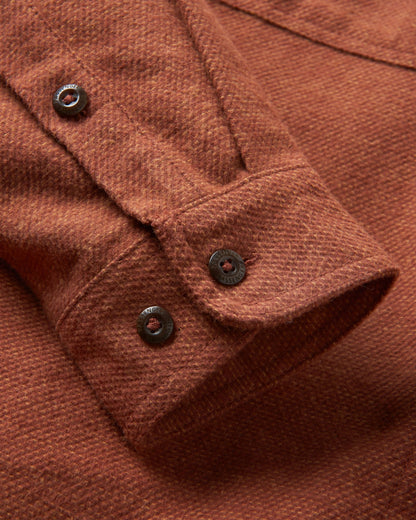 Backcountry Flannel Shirt - Cappuccino/Dusty Ochre