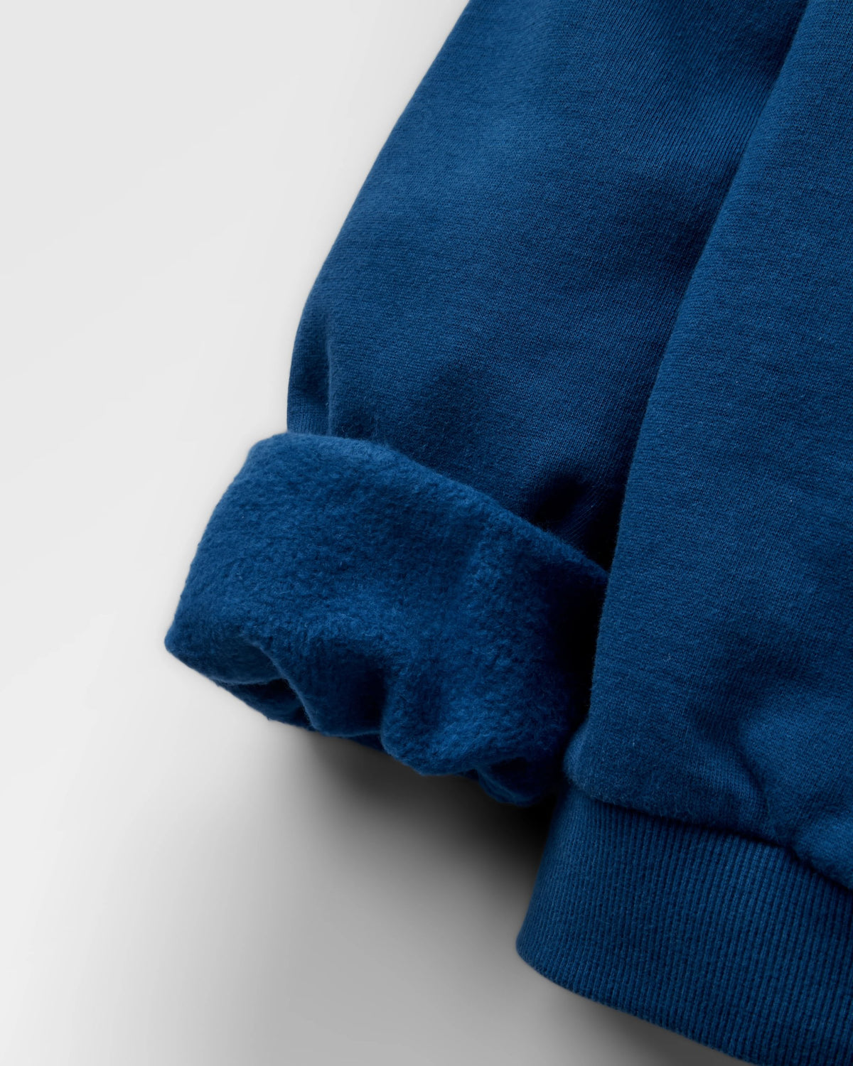 Lost Patch Relaxed Fit Sweatshirt - Blue Navy - Flatlay